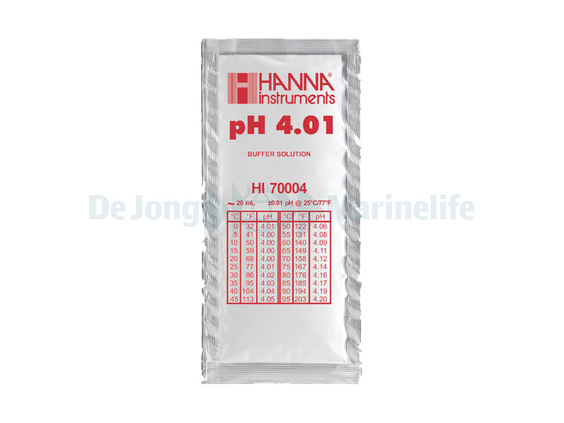 Calibration Fluid pH 4.01 - 25 bags of 20ml