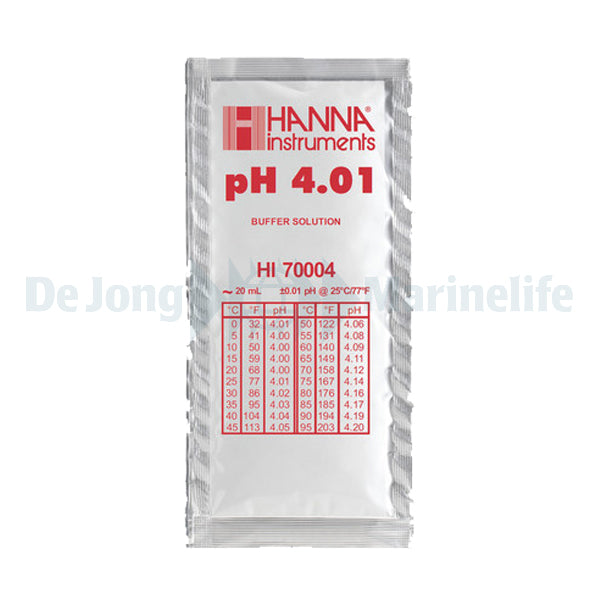 Calibration Fluid pH 4.01 - 25 bags of 20ml