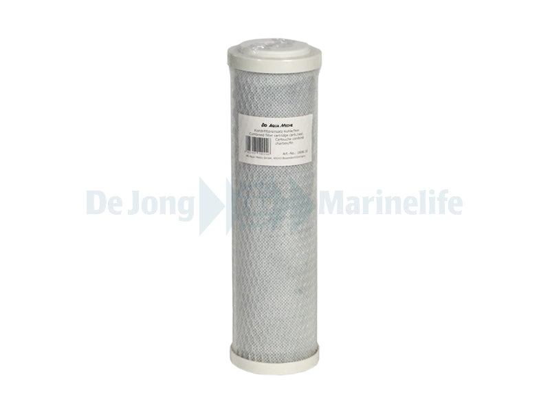 Combined filter cartridge carb./sed. 10" housing