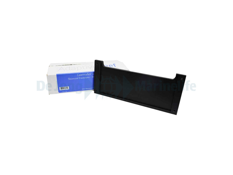 Controller Cabinet Recessed Faceplate - Black - Double Slat