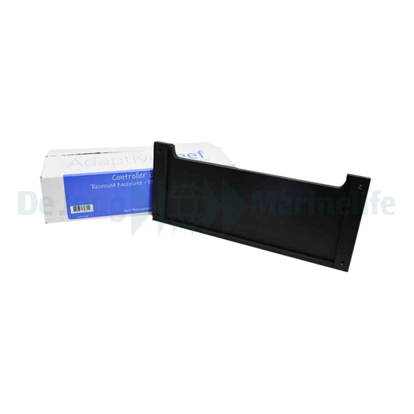 Controller Cabinet Recessed Faceplate - Black - Double Slat