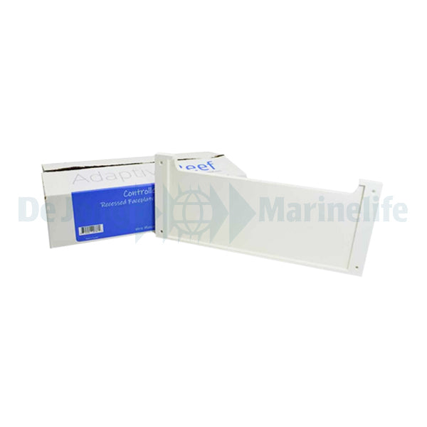 Controller Cabinet Recessed Faceplate - White - Double Slat