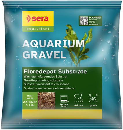 sera Aquarium Gravel Floredepot Substrate 2,4 kg