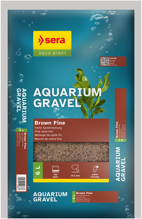 sera Aquarium Gravel Brown Fine