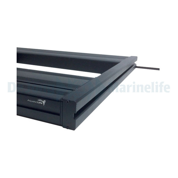 Decor endcaps for widening Aquatic Life hybrid fixture to 59