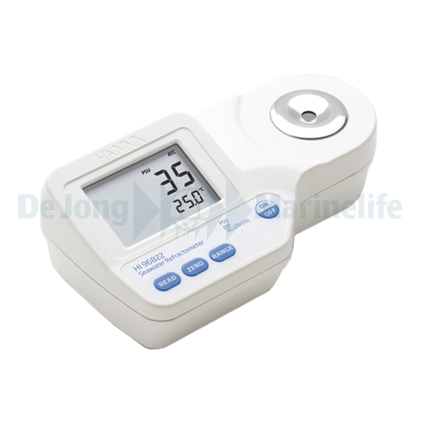 Digital refractometer for salinity in seawater