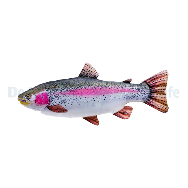 Rainbow Trout Pillow - Medium