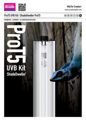 ARCADIA PRO T5 UVB SET SHADEDWELLER 7% UVB 8 WATT