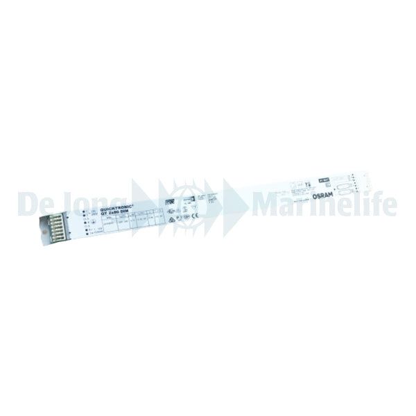 Electronic ballast 2x54 W T-5 tubes, dimmable