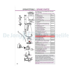Fastening nut for Bubble Plate Q120