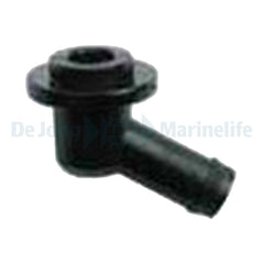 Glue-in nipple 30° for hose, ø4 x 6 mm (