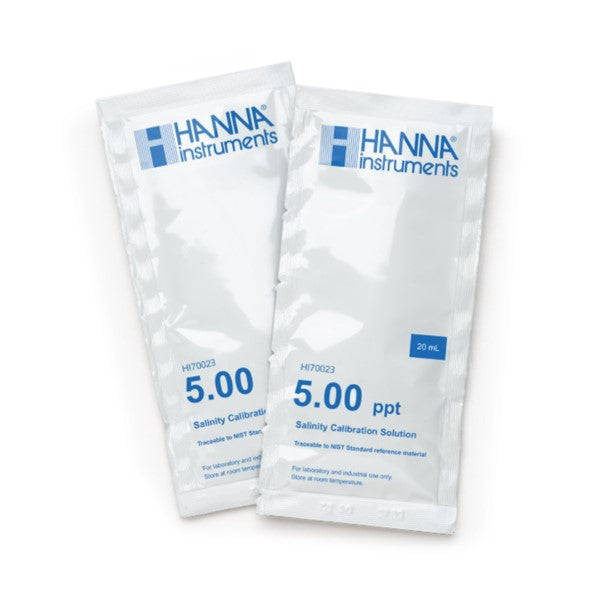 5.00 ppt @25°C Salinity Calibration Solution, (25 x 20ml)