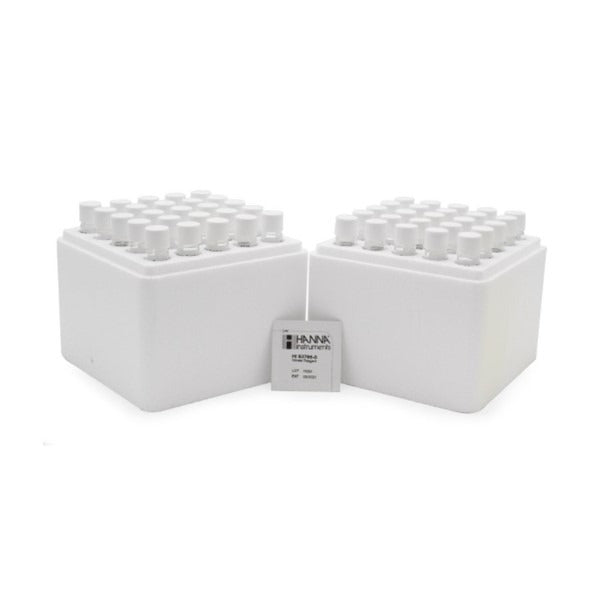 Nitrate test vials, 0 to 30 mg/l (50 tests)