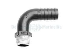 Hose nozzle 90° 20 mm x 1/2" (.79" x 1/2")