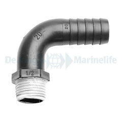 Hose nozzle 90° 20 mm x 1/2" (.79" x 1/2")