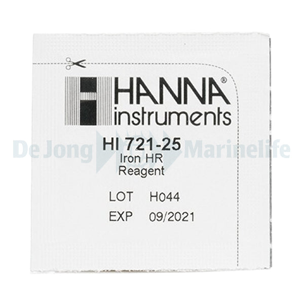 Reagents for Iron 0.00 to 5.00 mg / l, 25 pcs