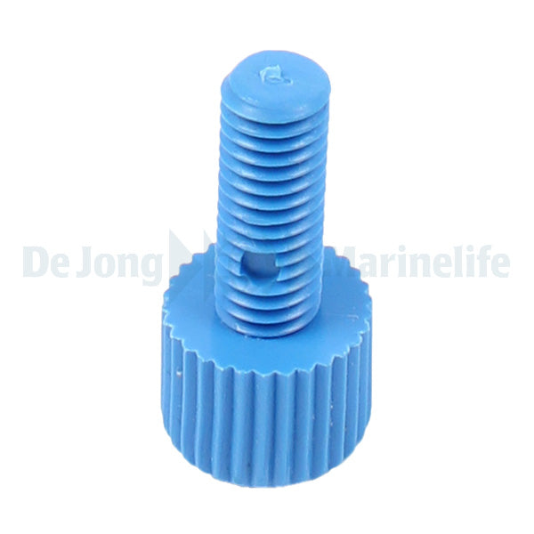 Knurled-head screw  M8x20 blue