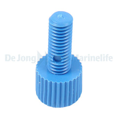 Knurled-head screw  M8x20 blue