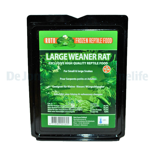 Large Weanerrat - 60-90 g x 4 - 1 pc