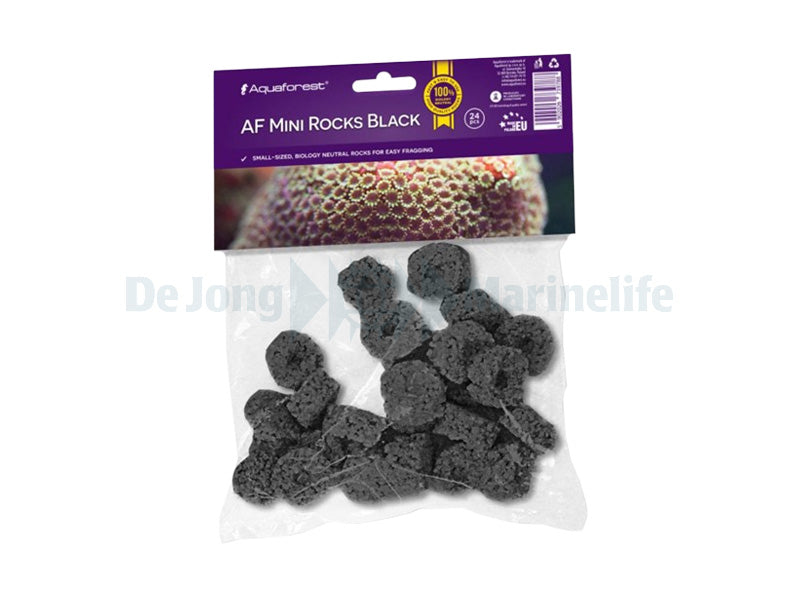 AF Mini Rocks Black - 24 pcs