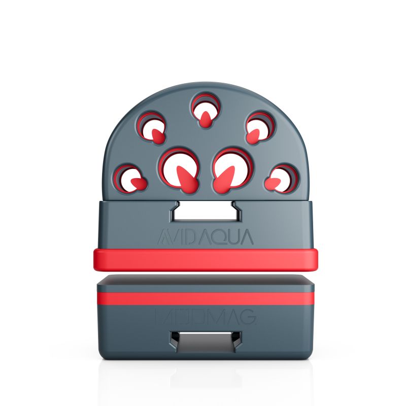 Seven-tube magnetic tube organizer