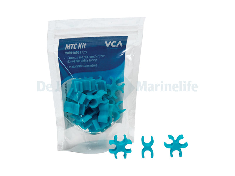 Multi Tube clips Aqua blue (15 piece Kit)