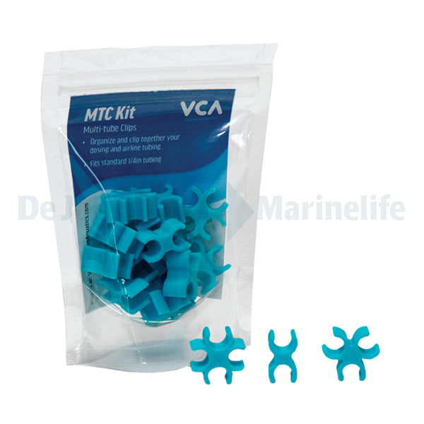 Multi Tube clips Aqua blue (15 piece Kit)