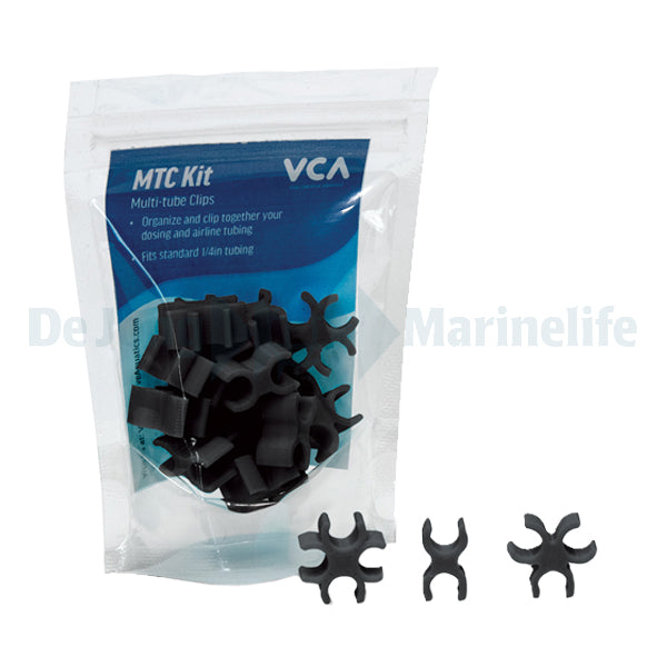 Multi Tube clips Lava Rock Black (15 piece Kit)
