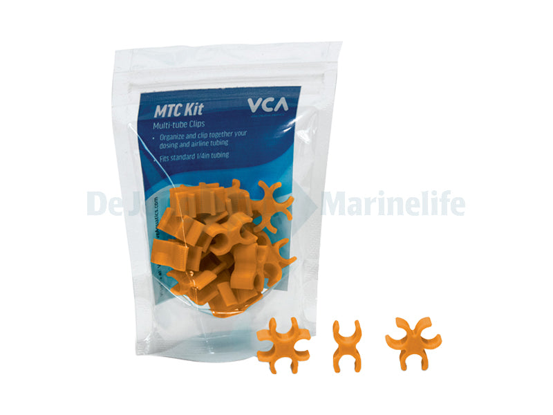 Multi Tube clips Yuma Orange (15 piece kit)