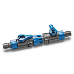 Oase dubbele kraan met snelkoppeling Shutt off valve 16/22 Oase