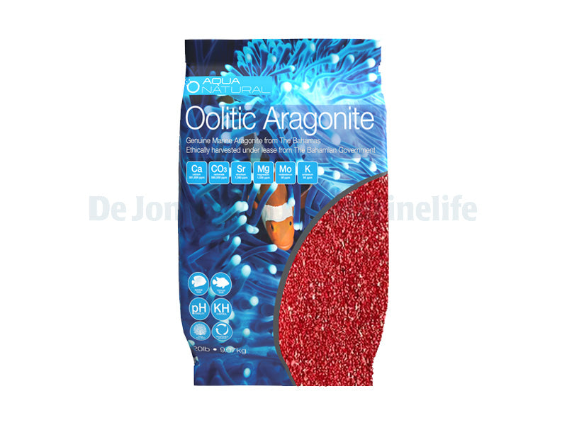 Oolitic Aragonite 4,5 kg - Red