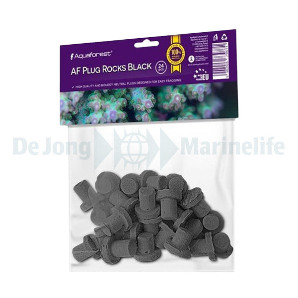 AF Plug Rocks Black - 24 pcs