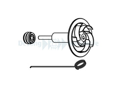 PSK ADV 2600/PSK SDC 2600 NEEDLE WHEEL ROTOR+CERAMIC SHAFT+