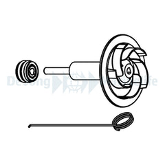 PSK ADV 2600/PSK SDC 2600 NEEDLE WHEEL ROTOR+CERAMIC SHAFT+