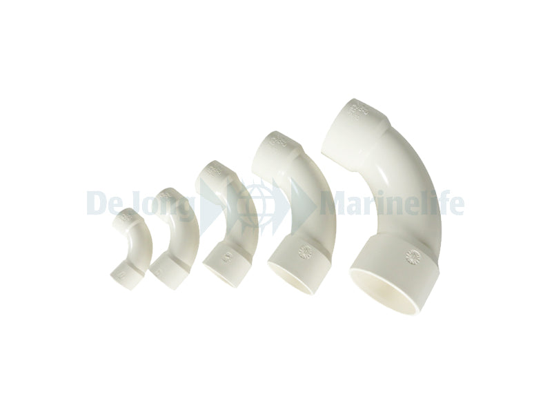 PVC 90° arch Ø 32 mm white