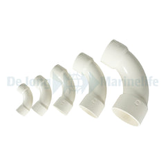 PVC 90° arch Ø 25 mm white