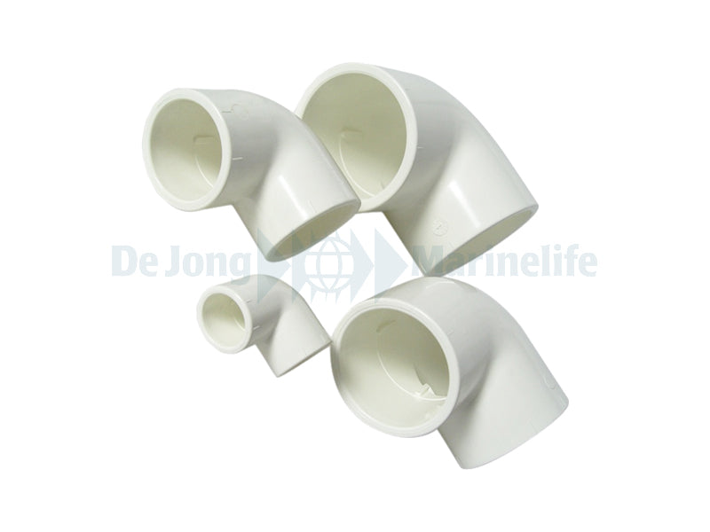 PVC 90° elbow Ø 50 mm white