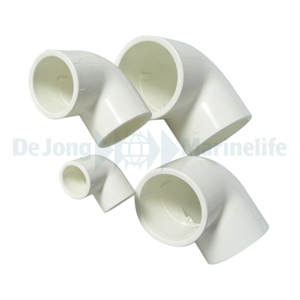 PVC 90° elbow Ø 25 mm white