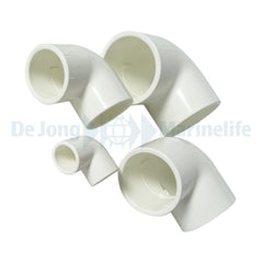 PVC 90° elbow Ø 25 mm white