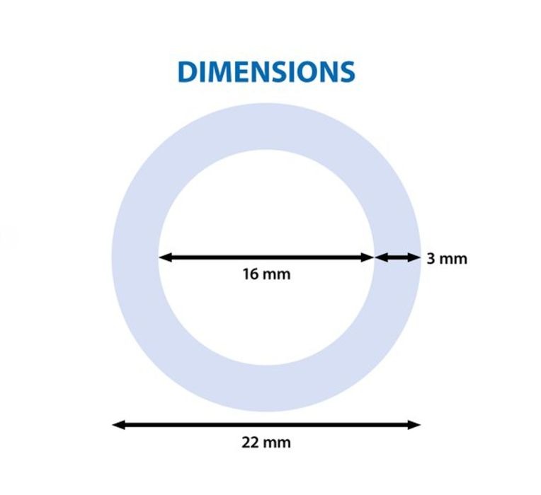PVC Tube 16/22 mm - Blue - 100 m