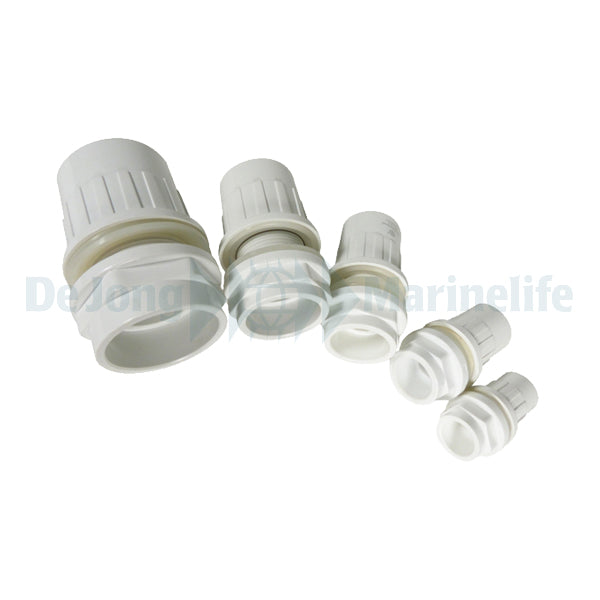 PVC Bulk head / tank fitting Ø 20mm white