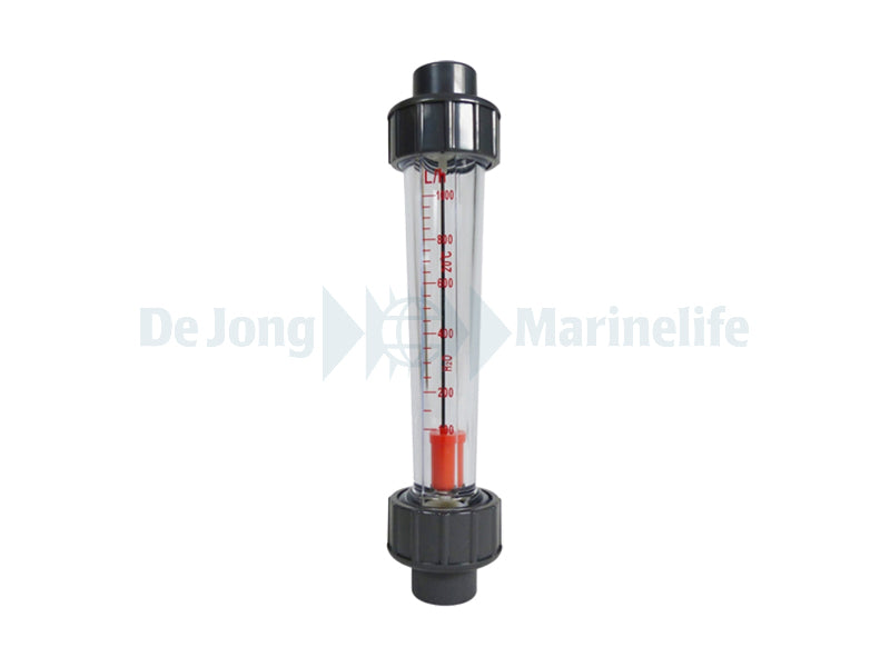 PVC Flowmeter / Flow - meter Ø 20mm grey 1000 l/h