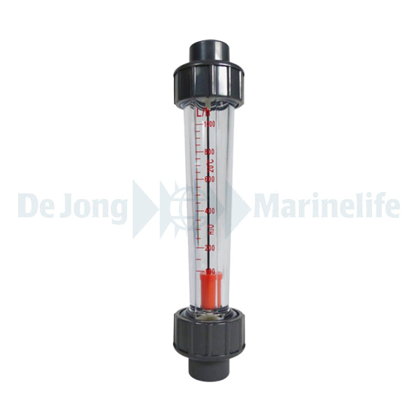 PVC Flowmeter / Flow - meter Ø 20mm grey 1000 l/h