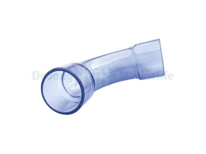 PVC H.V 90° Turn Transparant - 40 mm