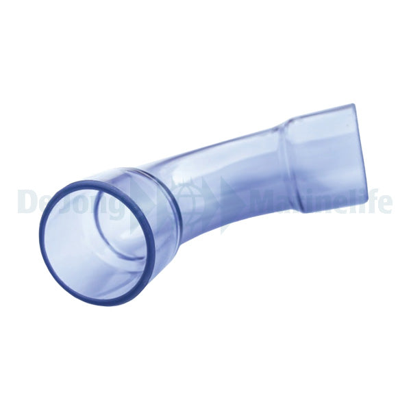 PVC H.V. 90° Turn Transparant - 32 mm
