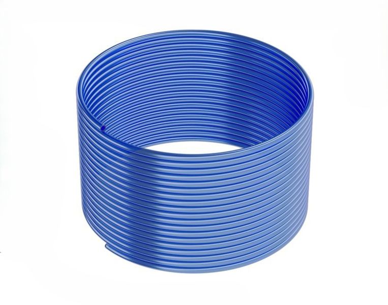 Silicone Tube (Ozon & CO2 proof) 4/6 mm - Blue - 200m Roll