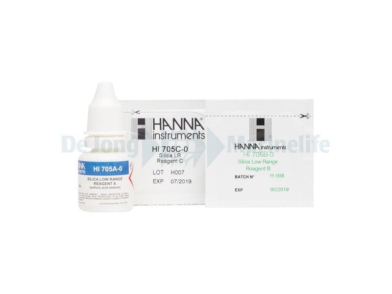 Reagents for Silica LR 0.00 to 4.00 ppm for HI705, 25 pcs