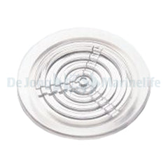 Round grate 40 mm transparent