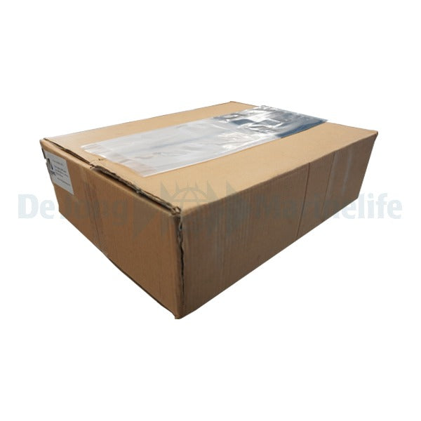 Bio-based plastic bag S (18x46) - Box 500 pcs. (black)