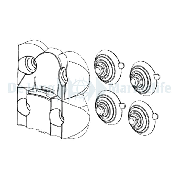 SHARK ADV  FILTER HOLDER + SUCTIONS CUPS